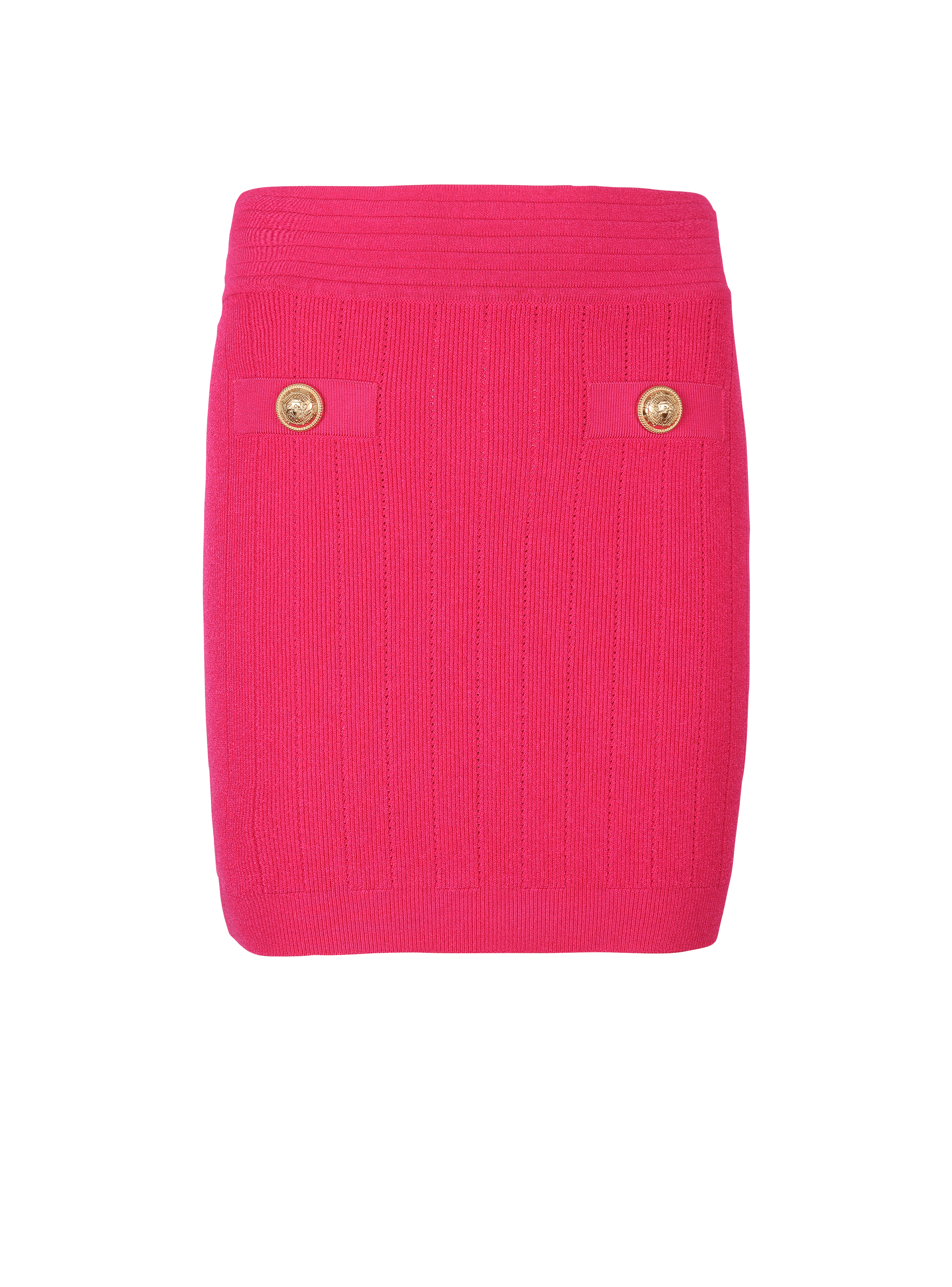 Short knit skirt, pink