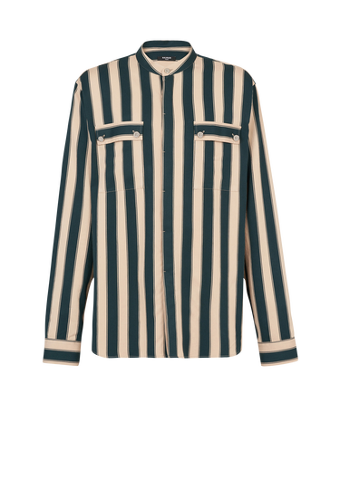 Eco-designed striped shirt
